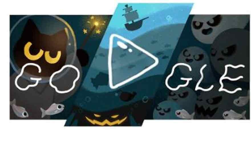 Google sorprende con su "doodle" a Halloween