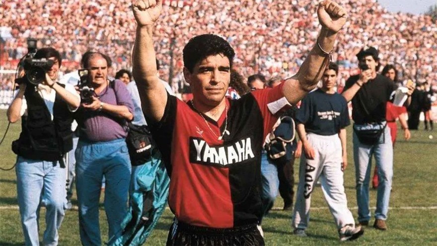 Maradona: apareció un video inédito de un entrenamiento con Newell's