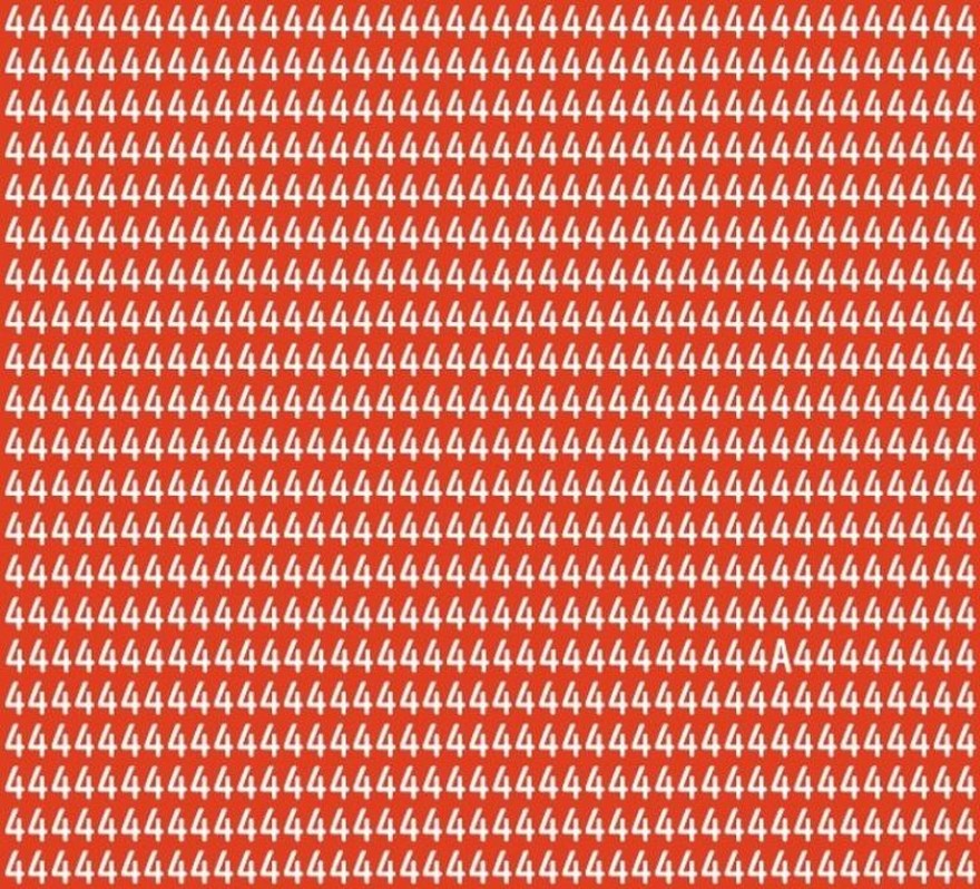 Sorprendente acertijo visual de la letra "A" que no todos logran resolver
