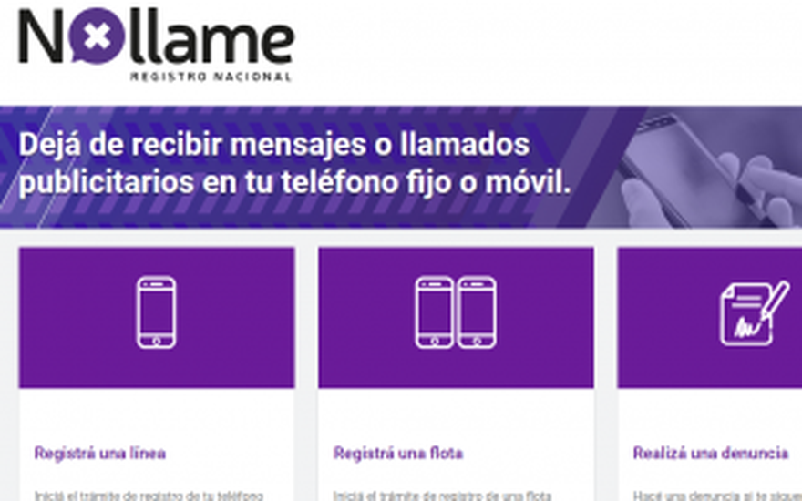 Renuevan el Registro No llame para facilitar las denuncias a través de internet