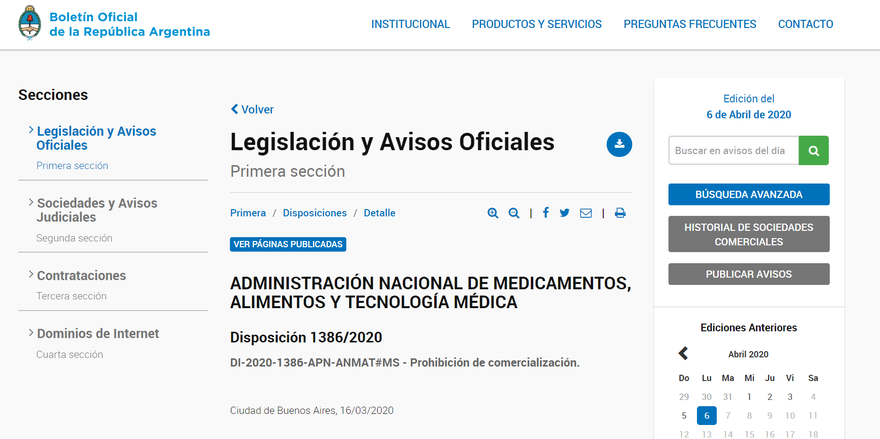 ANMAT prohibió la venta de un alfajor y otros alimentos dulces