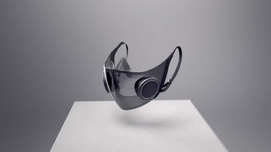 La era de los tapabocas: este modelo tiene luces, ventilación y bocinas