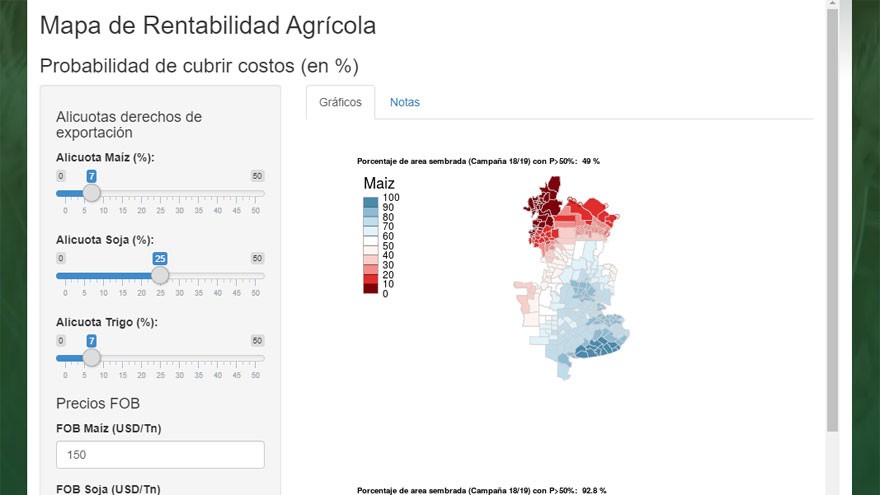 Calculadora online: una web permite saber si productores cubrirán costos si suben las retenciones