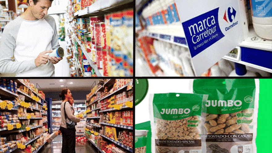 Ante un panorama más frío de consumo , empiezan a "ganar terreno" las marcas propias de los súper