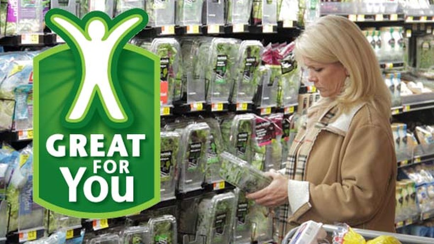 Walmart lanzó una etiqueta para promover los alimentos saludables