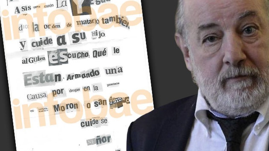 Esta es la amenaza de muerte que recibió Bonadio, el juez que investiga el caso Hotesur
