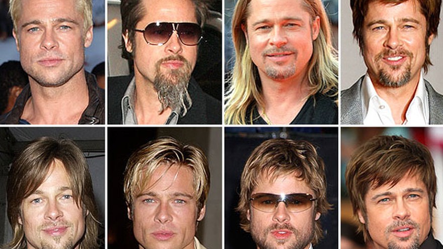 Brad Pitt y sus innumerables cambios de look a través de los años