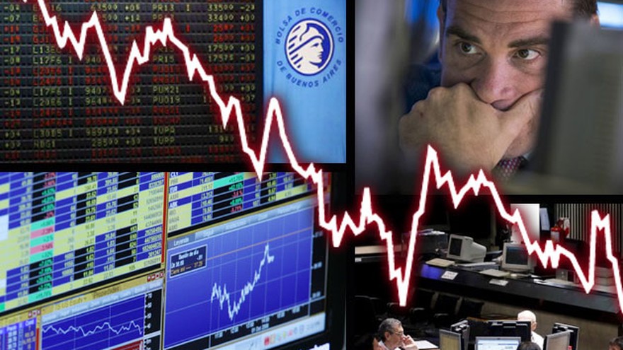 Las acciones cayeron hasta 8% luego de que Argentina no calificara como emergente, en un "miércoles negro"