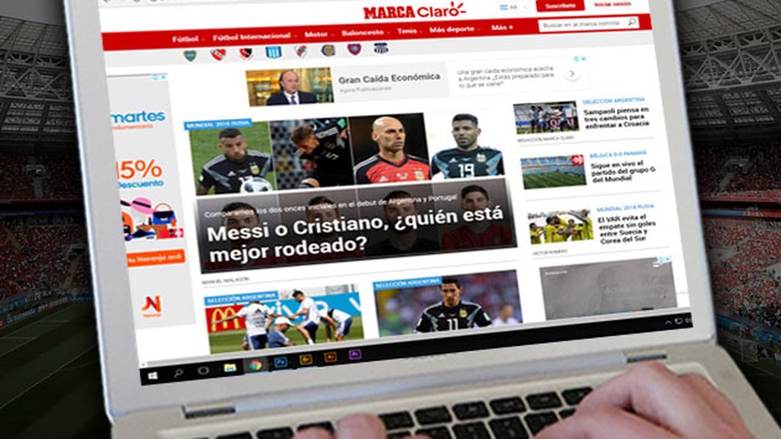 Marca y Claro lanzan su portal de noticias deportivas en la Argentina