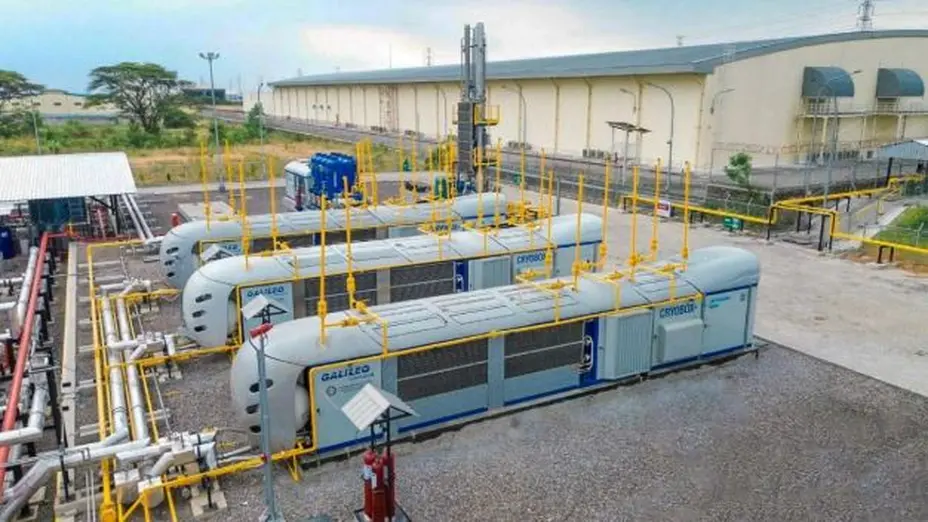 Empresa argentina Galileo Technologies instala su primera planta de micro-GNL en Indonesia y marca un hito energ&eacute;tico