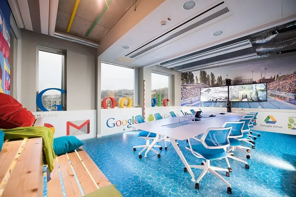 Oficinas de Google en su sede de Buenos Aires, Argentina