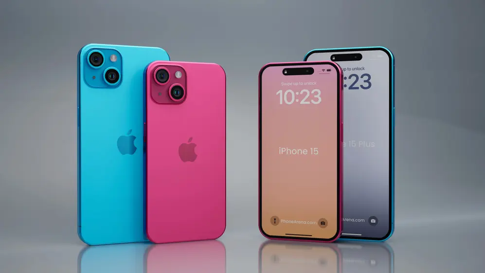 Supuestos modelos del iPhone 15.