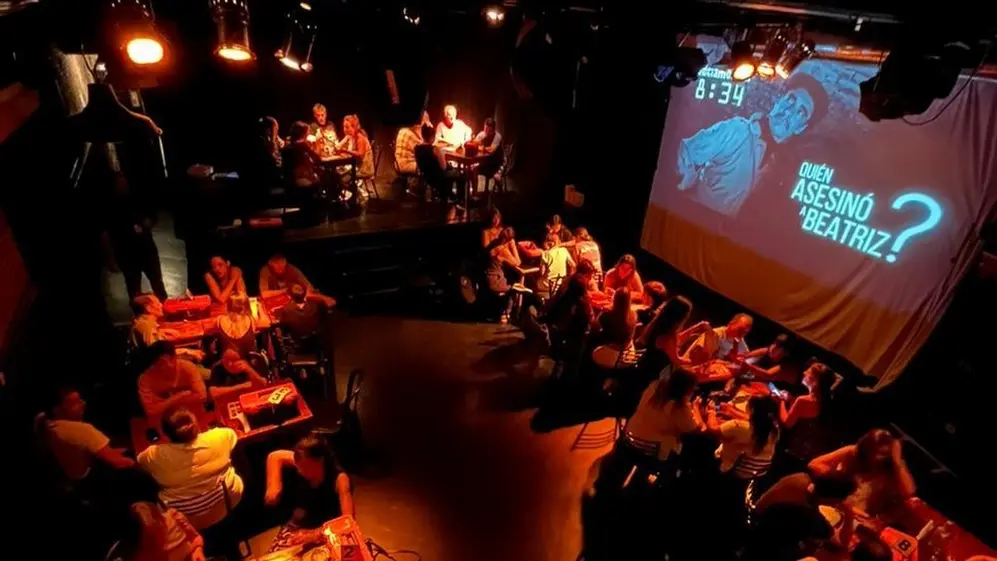 Esta obra de teatro se degusta, se participa y se juega se 