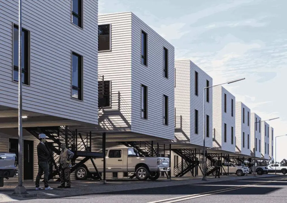 Muchas obras se realizan con técnicas de construcción rápida, como hormigón preformado