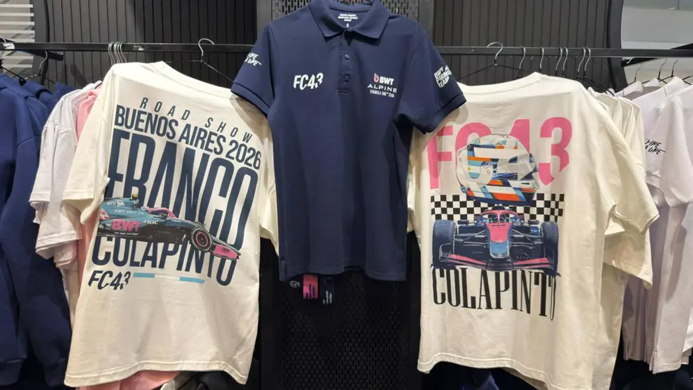 El merch estará hasta fines de mayo, pero la idea es sostener la propuesta todo el campeonato