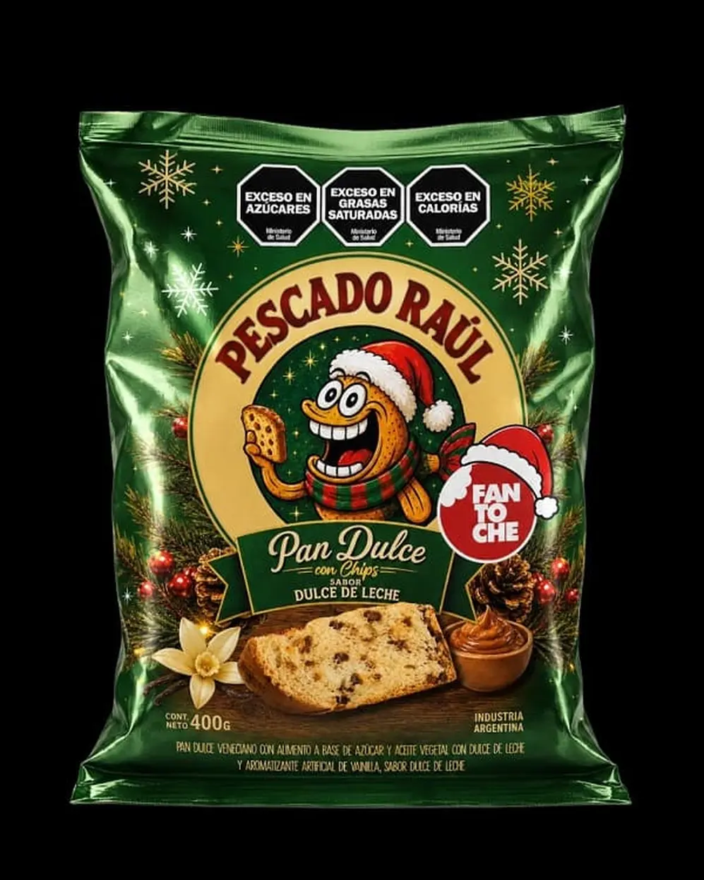 Pan Dulce Pescado Raul el nuevo lanzamiento de Fantoche para comer todo el año