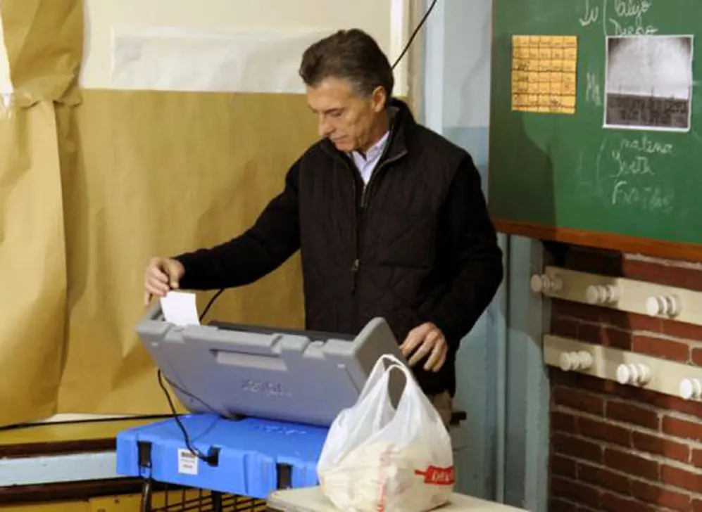 El expresidente Mauricio Macri impulsó el voto electrónico en su gestión.