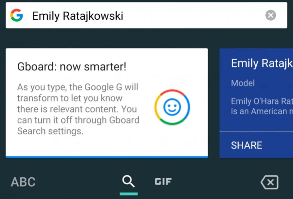 Nuevas funciones de Gboard