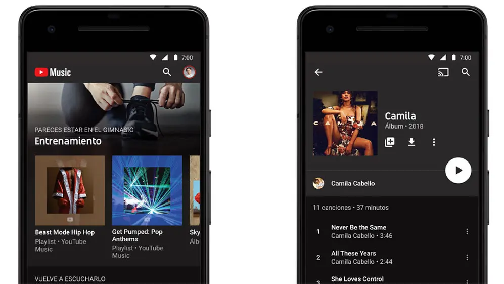 YouTube Music es la competencia de Spotify.