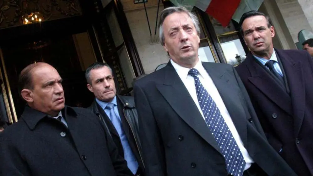 Nestor Kirchner y Miguel Pichetto el 20 de enero de 2005