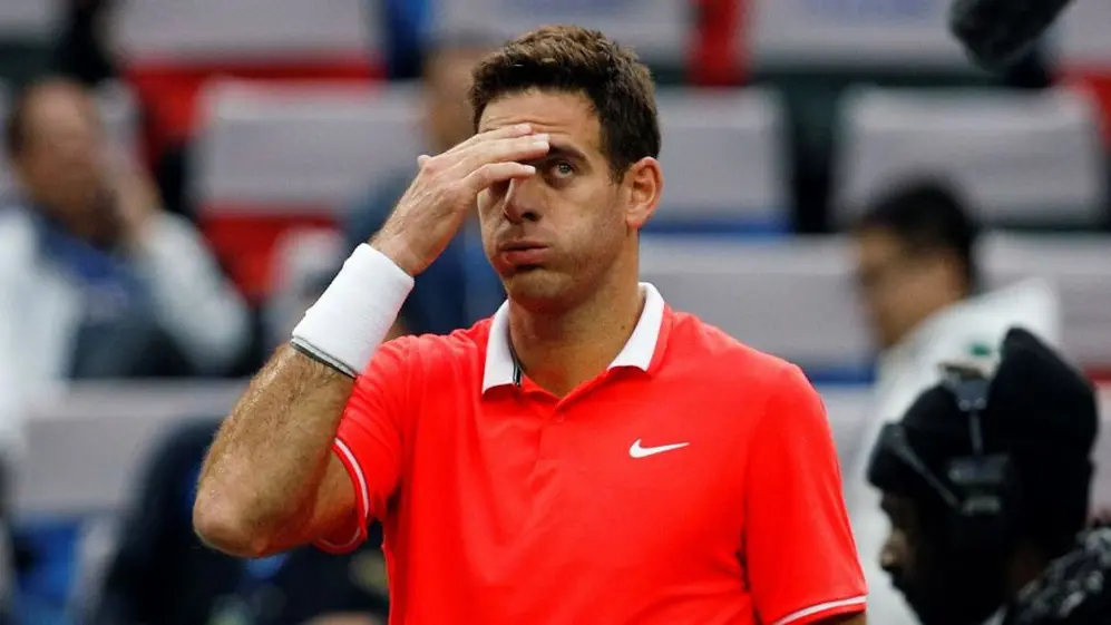 Juan Martín Del Potro sufrió una lesión en su rodilla que lo obliga a dejar el deporte profesional