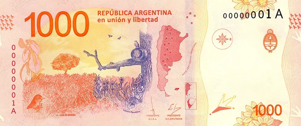 Al billete de $1.000 permite comprar US$5,35 en el mercado paralelo