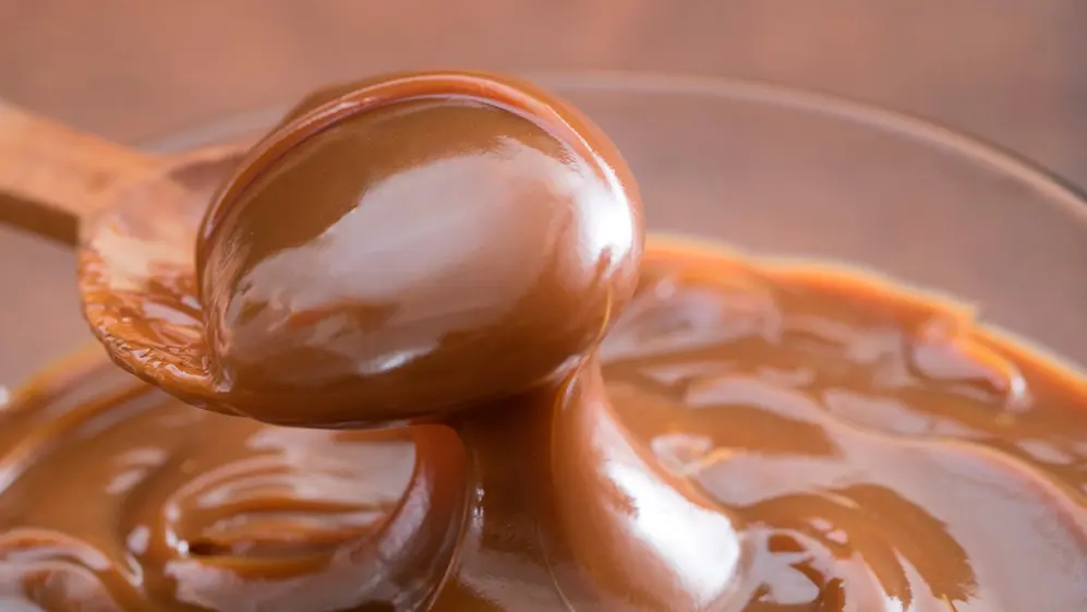 Una delicia, el dulce de leche, fabricado en Argentina.