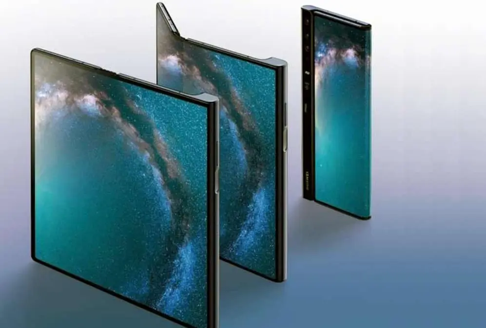 El Huawei Mate X es una única pantalla plegable.