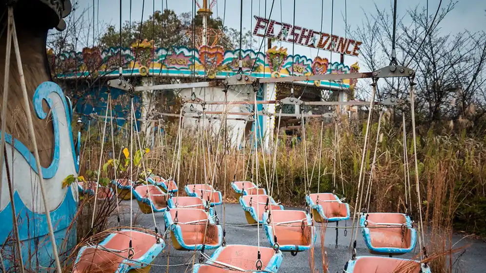 Escenas como la de este parque abandonado en EEUU podrían repetirse en la Argentina.