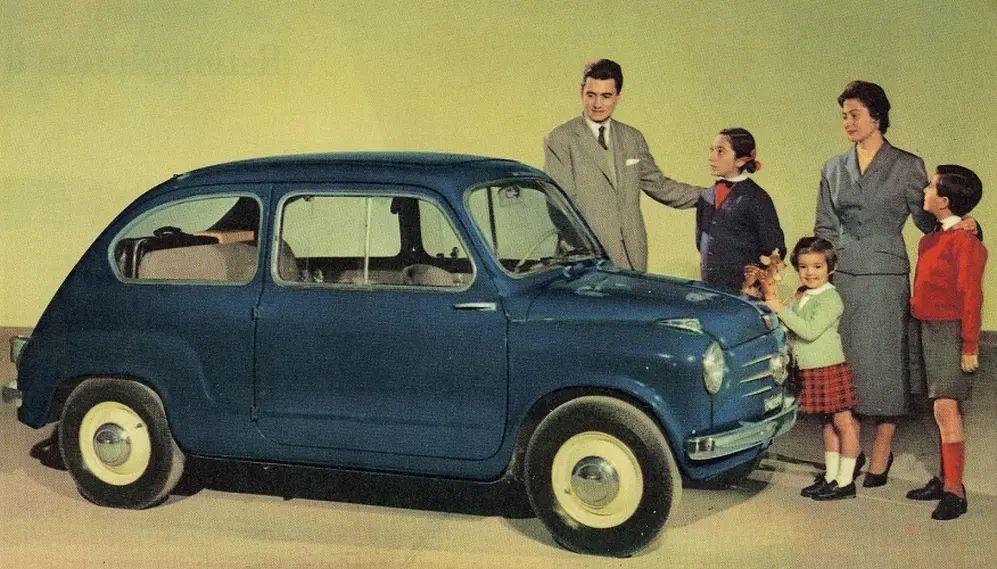 El Fiat 600, el más deseado en Europa durante los años 50.