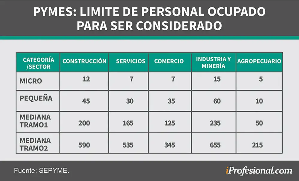 La cantidad de trabajadores es importante en algunas empresas es importante para obtener el Certificado Pyme
