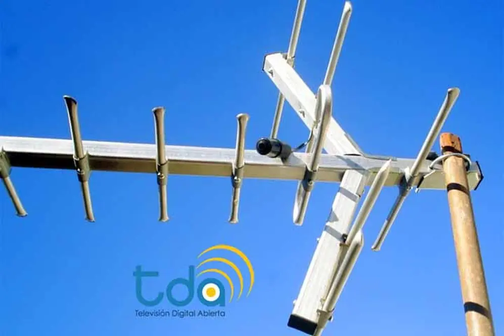 Esta es la antena que permite recepcionar el servicio de la TDA