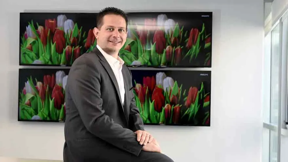 Edgardo Folla, director de Marketing de Philips Vision & Sound (TPV) para la Argentina, Uruguay y Paraguay.