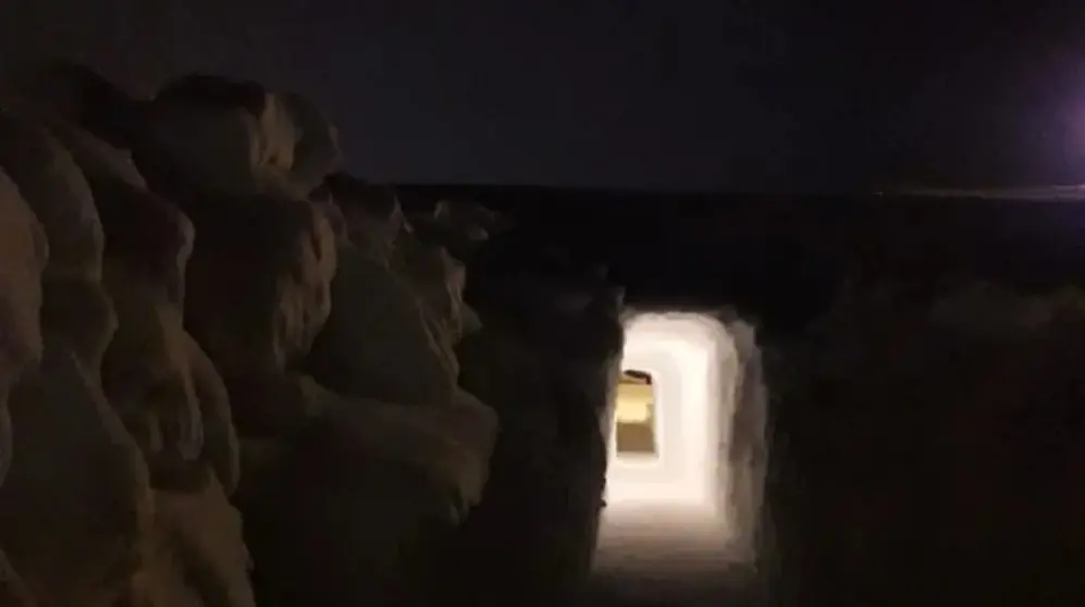 El tunel es la única salida de la casa