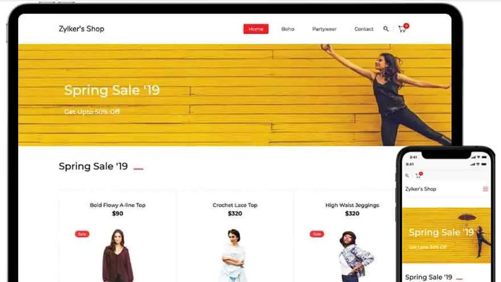 La plataforma Zoho ofrece una alternativa de creación gratuita de páginas web.