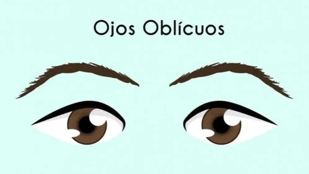 7. Ojos oblicuos