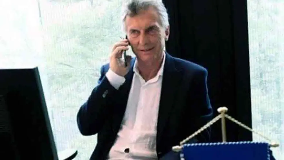 Macri dijo que el Presidente dsas