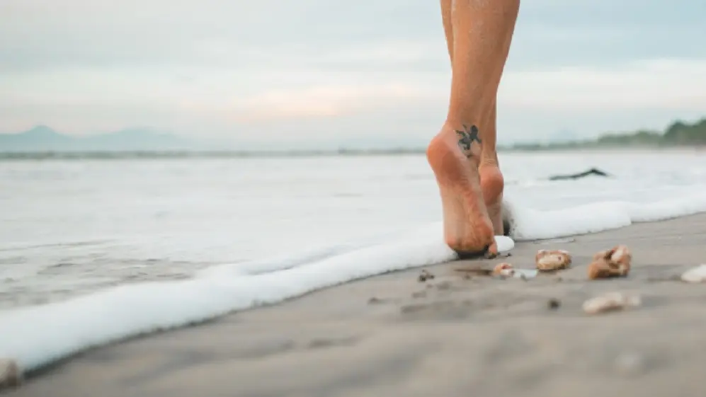 ¿Te gustaría soñar que caminás descalzo sobre la arena en una playa?