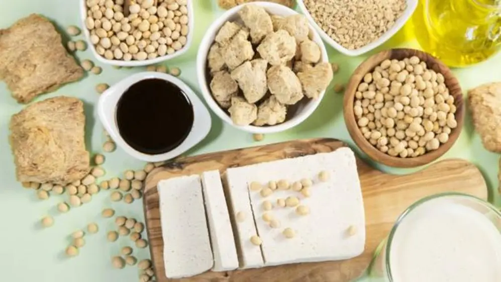 Hay una gran cantidad de alimentos con proteínas que derivan de la soja