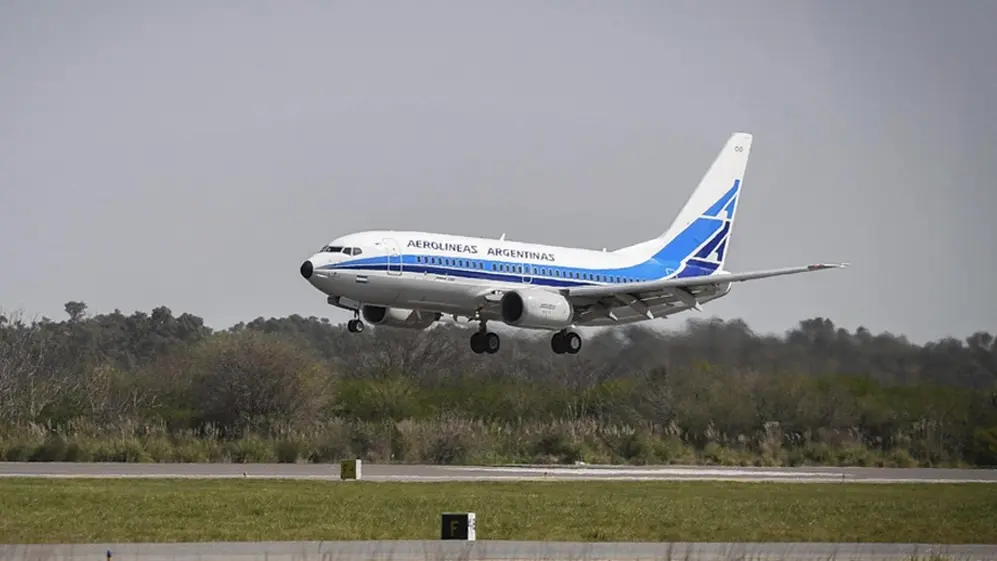 Boein 737 de Aerolíneas, protagonista en las rutas de cabotaje.