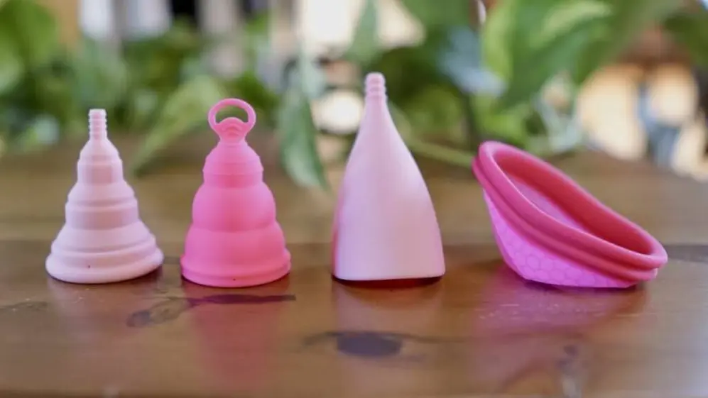 Hay distintos tipos y talles de copa menstrual