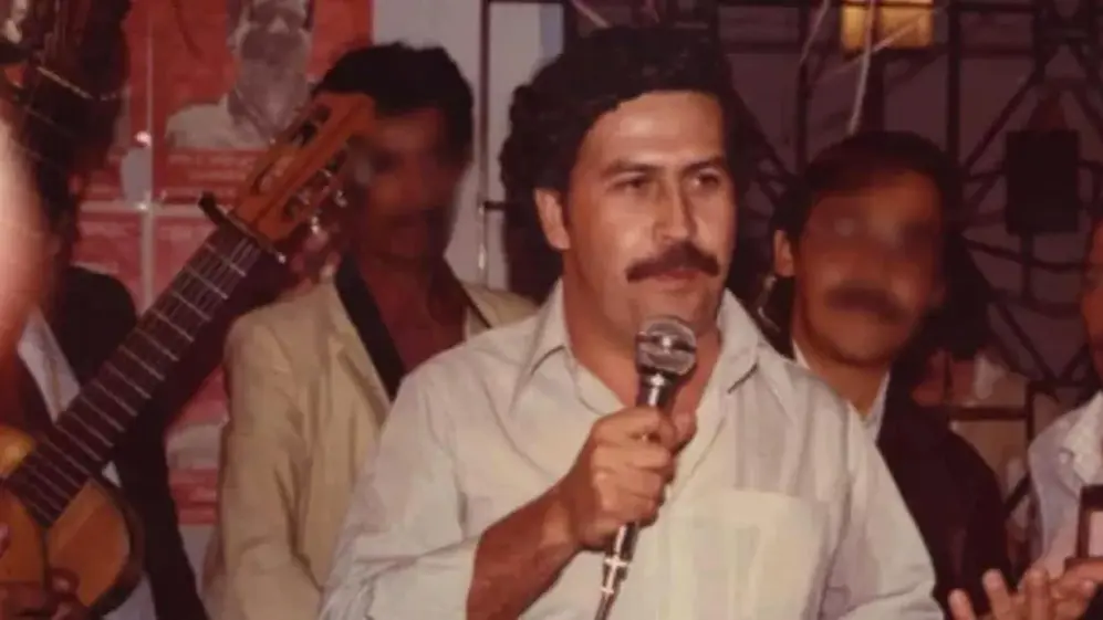 El narcotraficante Pablo Escobar.