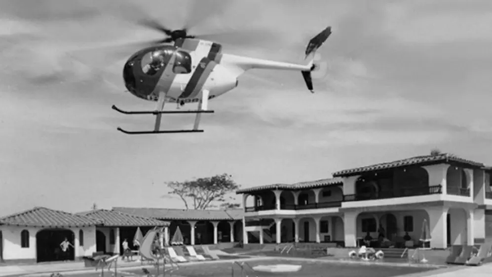 Escobar usaba helicópteros para salir de la 
