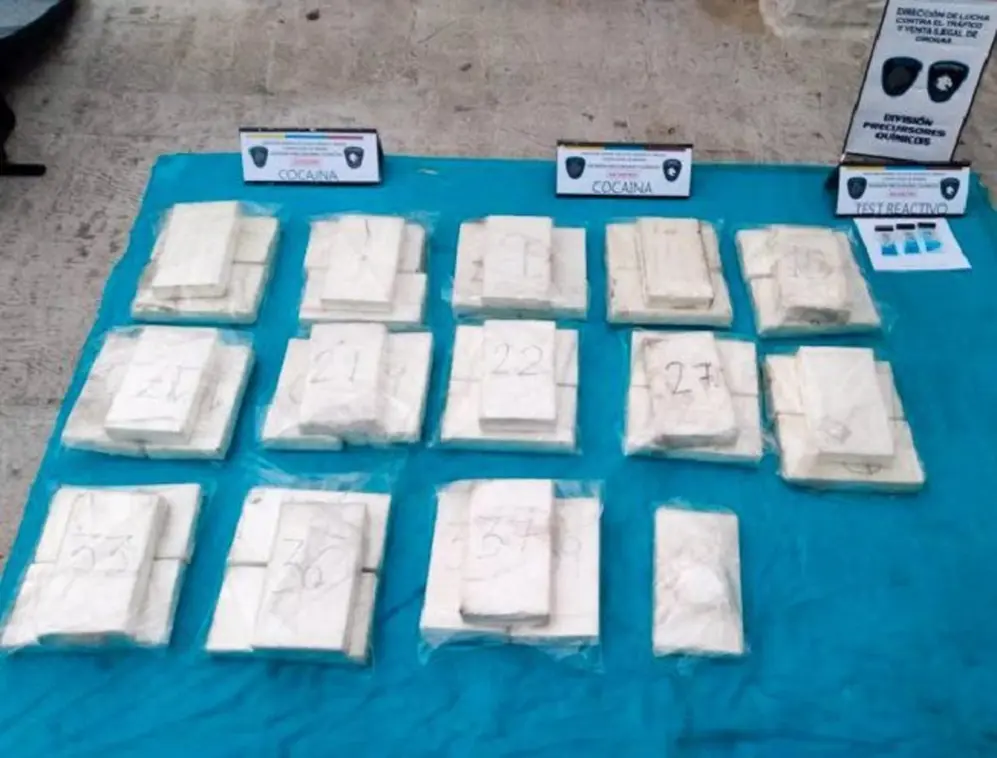 La hermana del futbolista Nicolás de la Cruz fue detenida con más de 40 kilos de cocaína