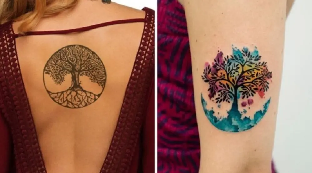 El árbol de la vida, siempre elegido para tatuajes.