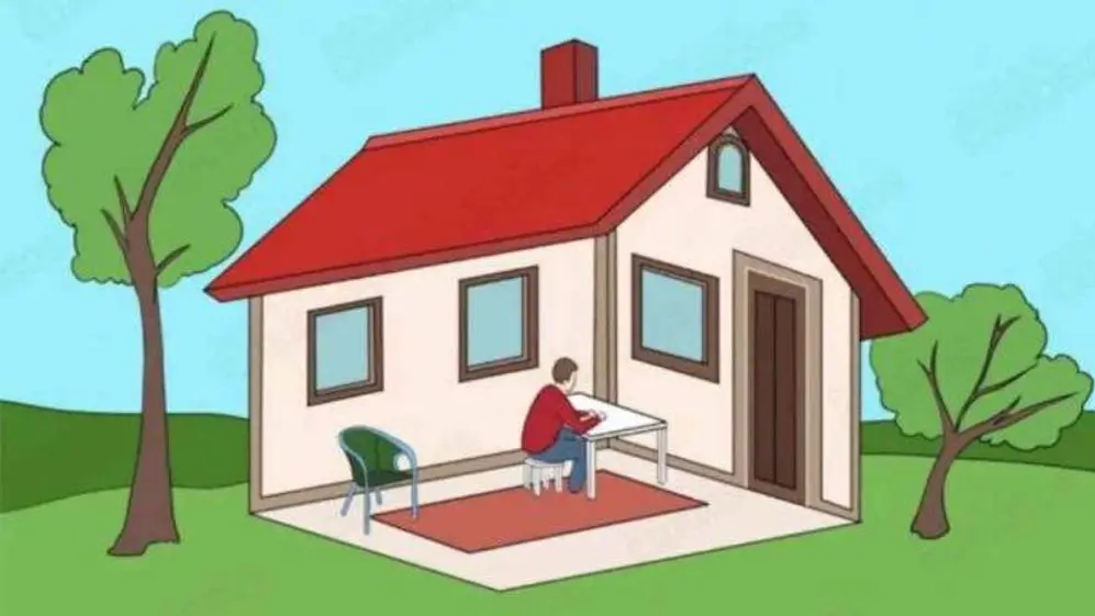 Esta es la imagen de la casa para resolver el test