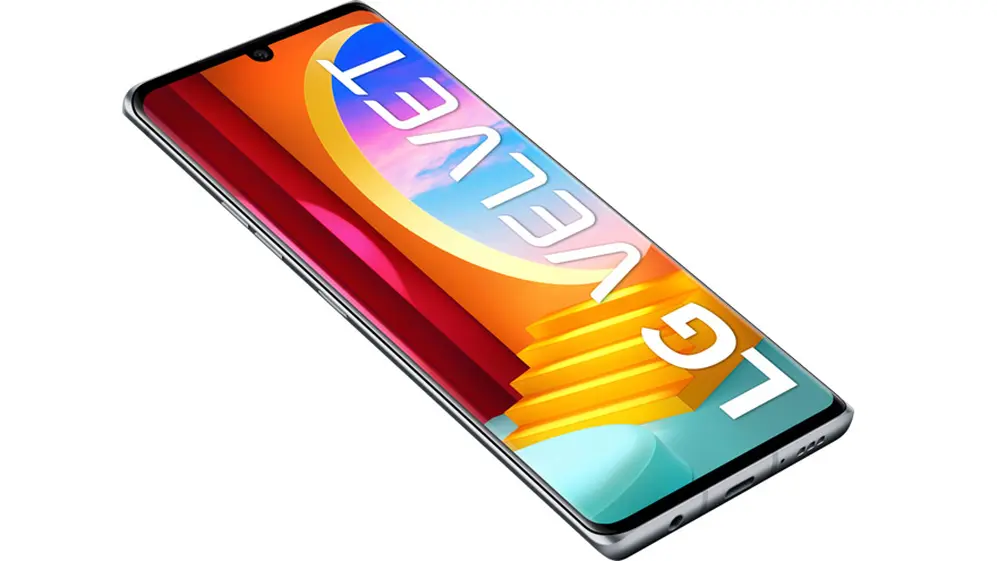 El estilizado LG Velvet con su pantalla de 6,8 pulgadas.