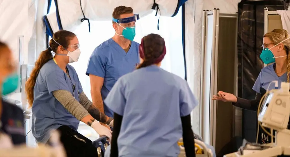 Los profesionales médicos no dan abasto