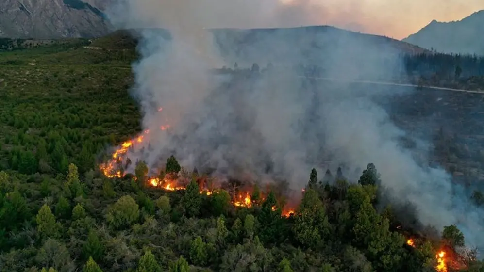 Los incendios de El Bolsón comenzaron el 24 de enero