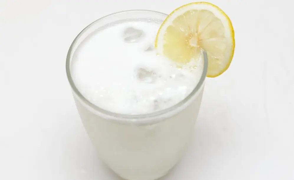 Para obtener un buen refresco sustituí el agua mineral por agua mineral con gas